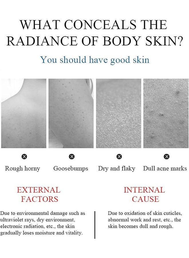 HALLY نيكوتيناميد ترطيب الجسم لوشن 250 مل، تبييض الجسم لوشن لمدة 24 ساعة طويلة الأمد ترطيب وترطيب، لطيف وتحسين نسيج الجلد - Image 3