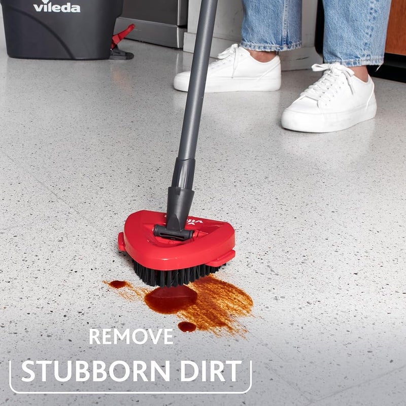 Vileda Spin Mop Scrub Brush Attachment for Hard Floor Cleaning - Image 3