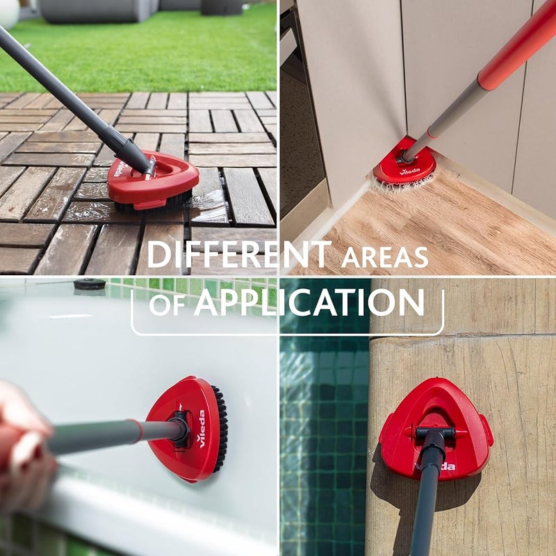 Vileda Spin Mop Scrub Brush Attachment for Hard Floor Cleaning - Image 5