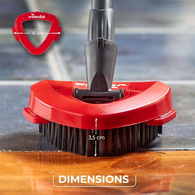 Vileda Spin Mop Scrub Brush Attachment for Hard Floor Cleaning - Image 2