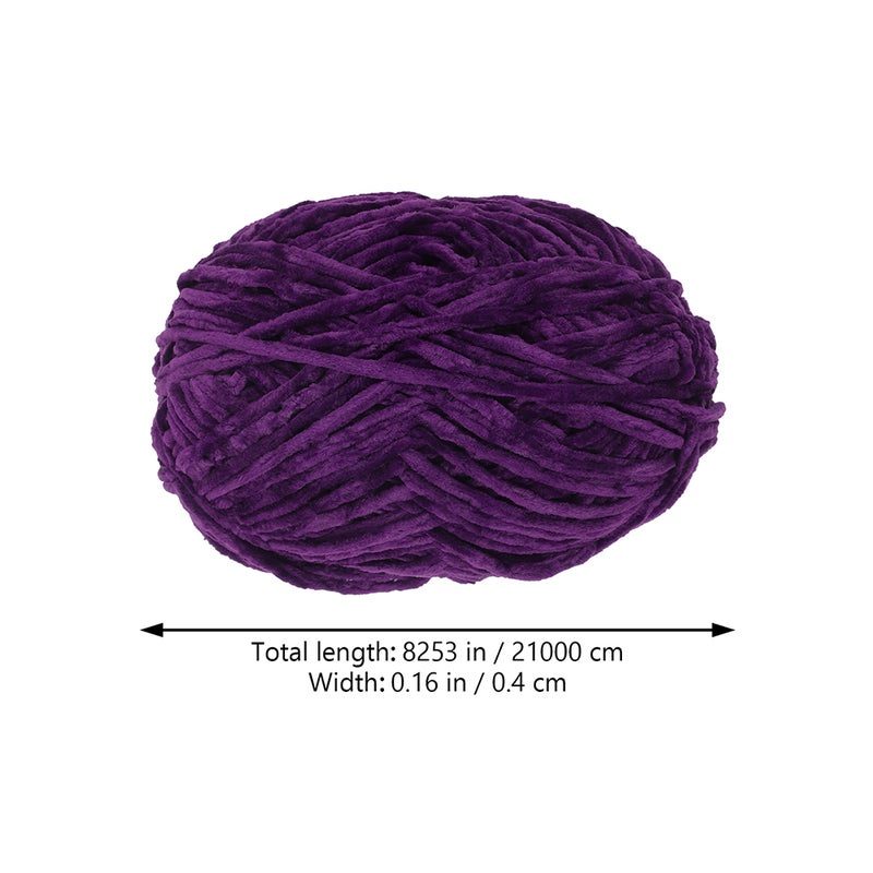 1 Roll of Hand-knitting Wool Yarn DIY Wool Yarn Beginners Knitting Wool Yarn Crochet DIY Yarn - Image 2