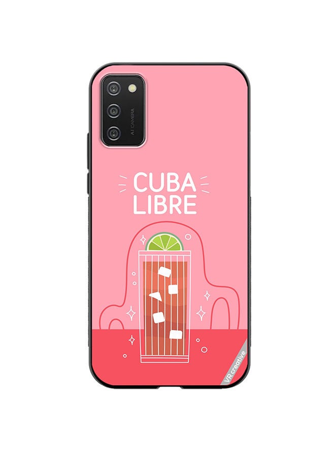 VR CREATIVE Protective Case Cover For Samsung Galaxy A02s Cuba Libre Design Multicolour - Image 1
