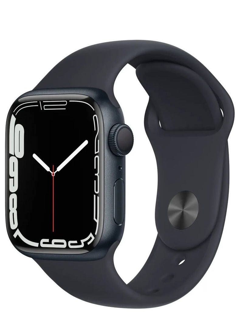 Digital Home Smart Watch Full Screen Supports Wireless Charging Blood oxygen 45mm - BLACK - Image 1