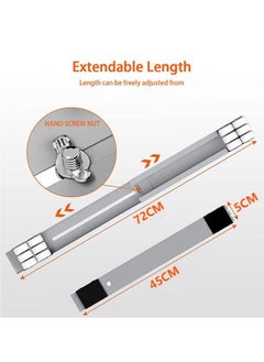 Arabest Heavy Duty Extensible Appliance Roller,Adjustable Mobile Roller, Heavy Duty Appliance Dolly Cart, Furniture Mover Mobile Base for Washing Machines, Refrigerators, Dryers, Dishwashers  - Image 2