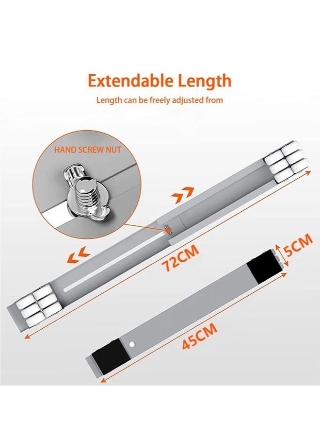 Arabest Heavy Duty Extensible Appliance Roller,Adjustable Mobile Roller, Heavy Duty Appliance Dolly Cart, Furniture Mover Mobile Base for Washing Machines, Refrigerators, Dryers, Dishwashers  - Image 2