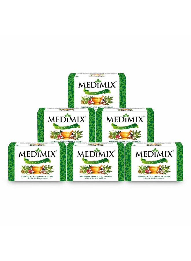 Medimix Ayurvedic Soap With 18 Herbs ; Pack Of 6 ; Each 125G ; - Image 2