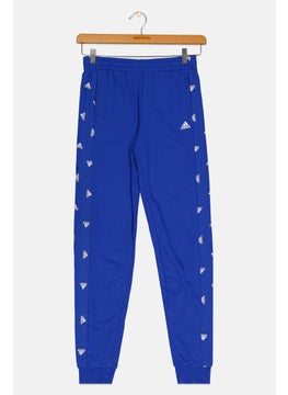 Adidas Kids Girl Brand Logo Outdoor Jogger Pants, Royal Blue  - Image 1