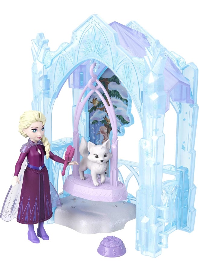 Disney Frozen Storytime Stackers Elsa Doll & Icy Animal Hideaway Playset (8.89 cm) - Image 1