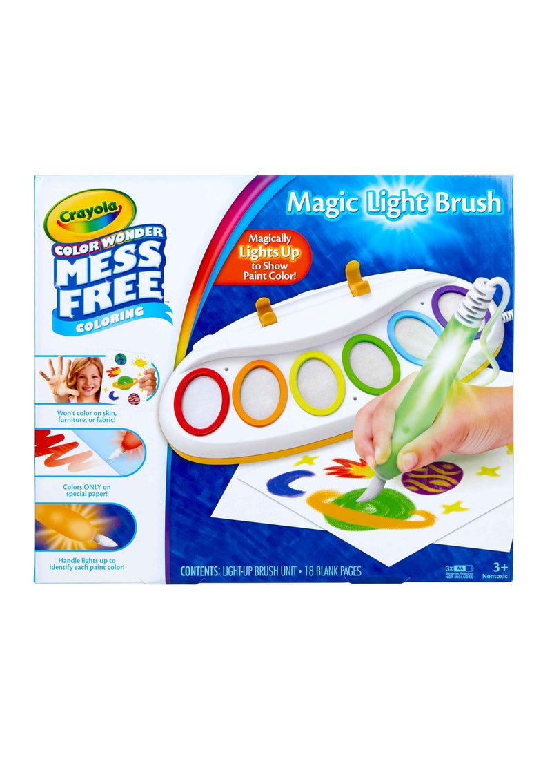 كرايولا Color Wonder Magic Light Brush, Mess Free Painting  - Image 1