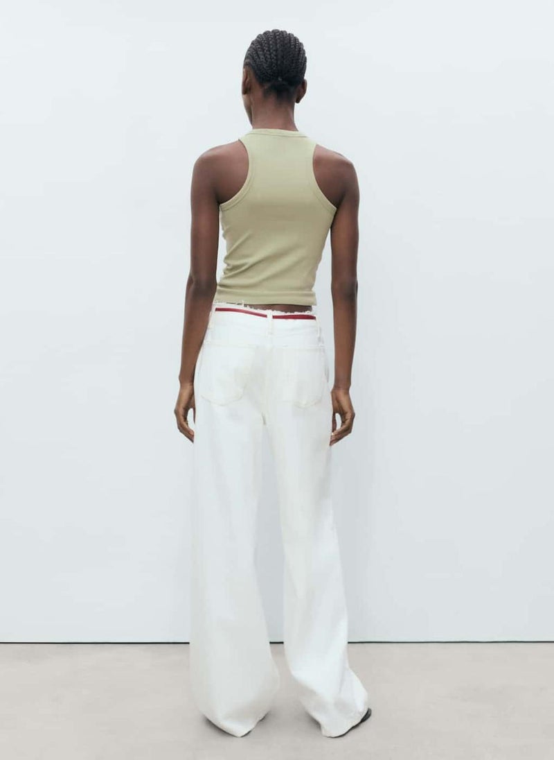 MANGO Cotton Top With Straps  - Image 2
