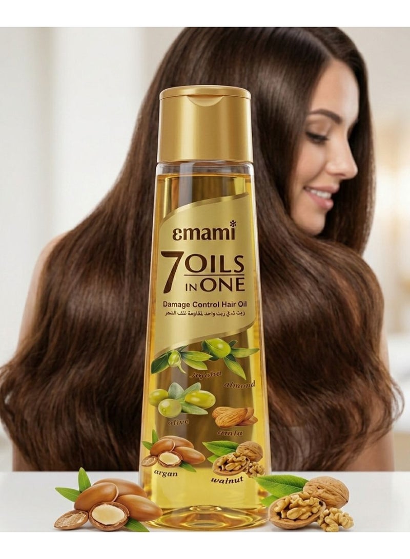إمامي زيت للشعر 7 في 1 - للتحكم في تلف الشعر، عبوة 200 مل - Image 2