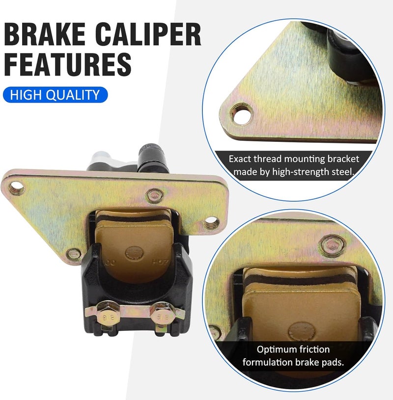 M MATI Rear Brake Caliper Assembly 69100-33H00-999 for Suzuki ATV Quadracer 450 LTR450 Quadsport LTZ400 - Image 3
