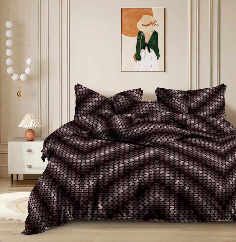 Laying Style Laying Style Soft Premium Cotton Blend Double Quilt Cover Blanket Cover Razai Duvet Cover Comforter Cover for Double Size Duvets with Zip 90x 100InchMulticolor  - Image 1