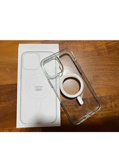Magnetic Magnetic mobile phone case (iPhone 12/12 Pro), compatible with MagSafe, thin transparent mobile phone cover, shockproof, made of thermoplastic polyurethane  - Image 2
