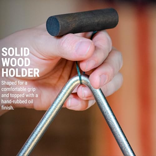 TreeWorks Chimes 4" Triangle Percussion Musical Instrument — MADE IN U.S.A. — with Beater/Striker and Holder, Professional Studio-Grade - Image 4
