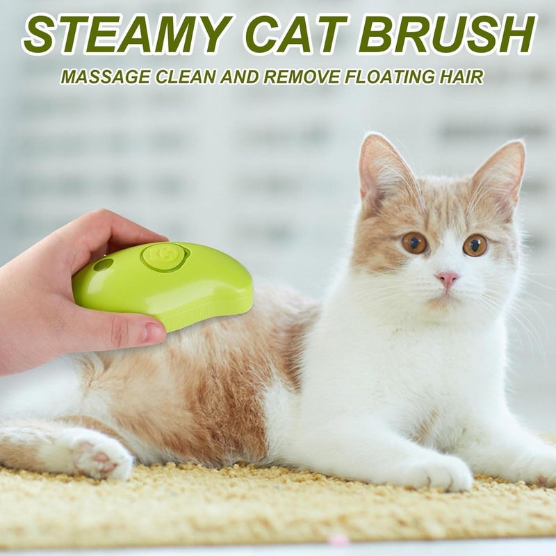 RAMPKD Cat Steam Brush, Dog Steam Brush, Steam Brush for Cats and Dogs, 3 In 1 Steamy Pet Brush, Steaming Pet Hair Brush, Cat and Dog Comb with Steam, Pet Grooming Brush for Cats (Random Color) - Image 5