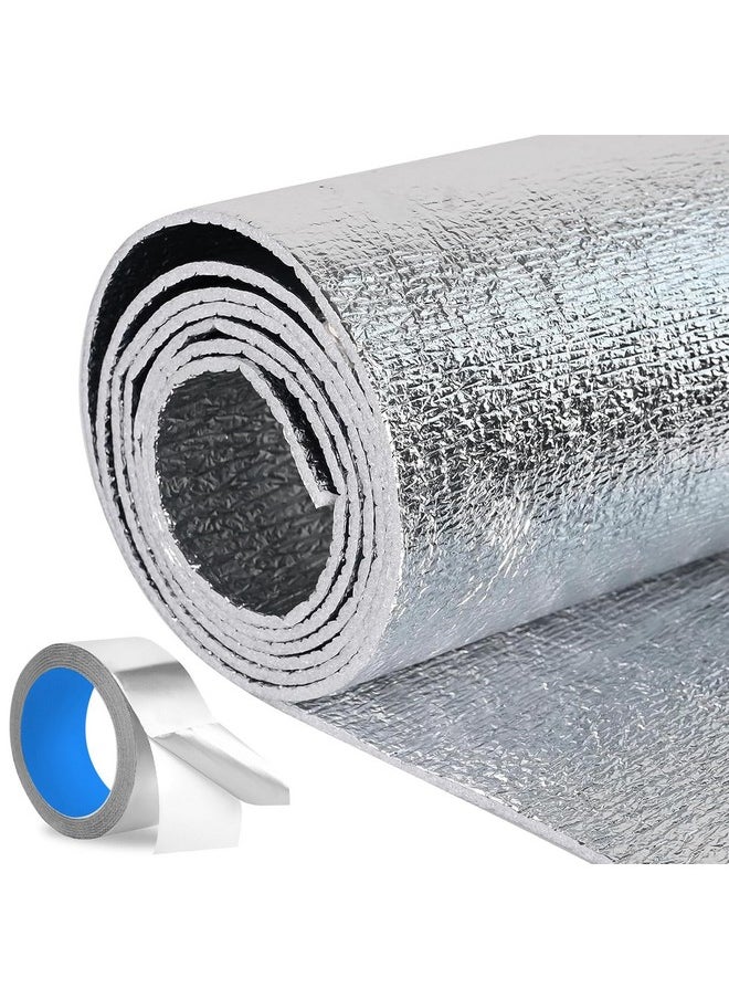 HADOR Reflective Insulation Foam Roll 48 in X 10 Ft, Window Insulation Kit for Summer Heat, Double-Sided Pearl Cotton Insulation with Aluminum Foil Cover, Thermal Insulation Shield with Tape - pzsku/ZD3AB978443F49C2275CEZ/45/_/1740982929/67f89cdb-5f35-469b-98c0-24b76dabf4bc