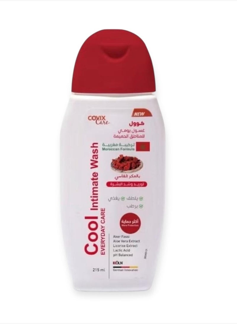 Covix Care Cool Intimate Wash Everyday Care With Aker Fassi Extract - 215ml - Image 1