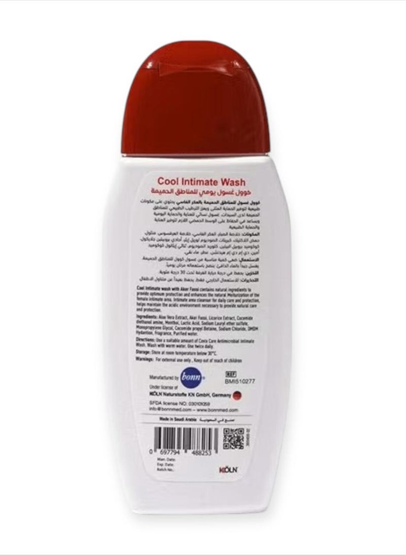 Covix Care Cool Intimate Wash Everyday Care With Aker Fassi Extract - 215ml - Image 2