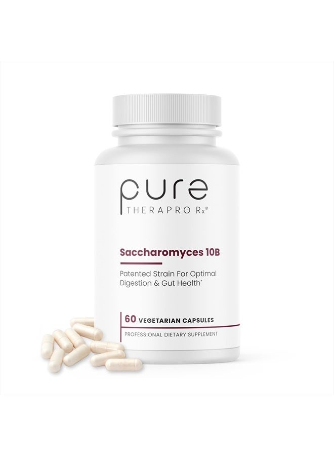Pure Therapro Rx Saccharomyces 10B - Saccharomyces Boulardii, 10 Billion CFU Per Serving, Patented Strain: Lynside CNCM I-3799, Probiotic Capsules, Probiotics for Men and Women - 60 Count - Image 1