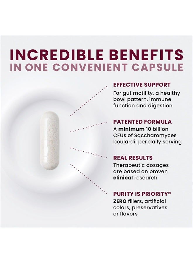 Pure Therapro Rx Saccharomyces 10B - Saccharomyces Boulardii, 10 Billion CFU Per Serving, Patented Strain: Lynside CNCM I-3799, Probiotic Capsules, Probiotics for Men and Women - 60 Count - Image 4