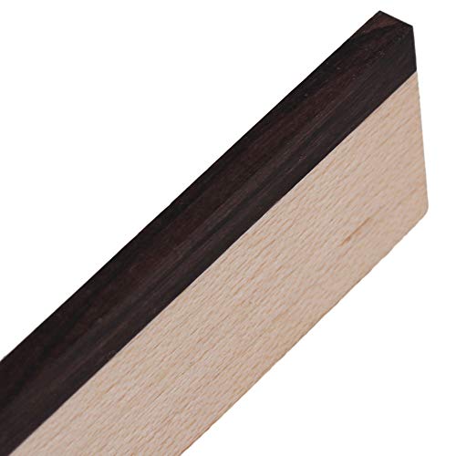 Mxfans Maple and Ebony Mountain Dobro Guitar Spider Bridge Saddle 70x20mm Pack of 2 - Image 4