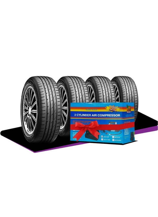 NEXEN Bundle of 4 Tyres 225/45R17 94Y XL + Free Camel Air compressor 