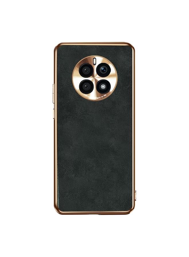 S-TOP Case For Huawei Mate 50 Electroplating Lambskin Leather Phone Case - Image 1