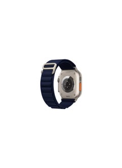 Apple Watch Band 49mm 45mm 44mm 42mm Alpine Loop Band Women Men Adjustable with Metal G-Hook Strap for iWatch Ultra Series SE 8/7/6/5/4/3/2/1 Dark Blue