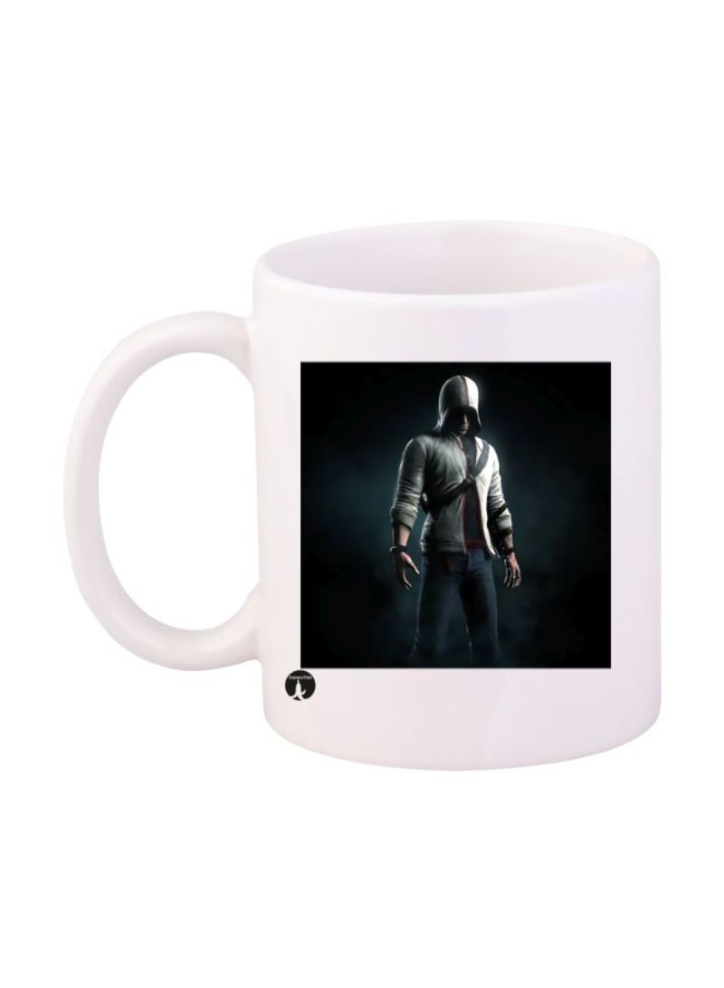 Printed Assassin's Creed Mug White/Black/Grey Standard Size