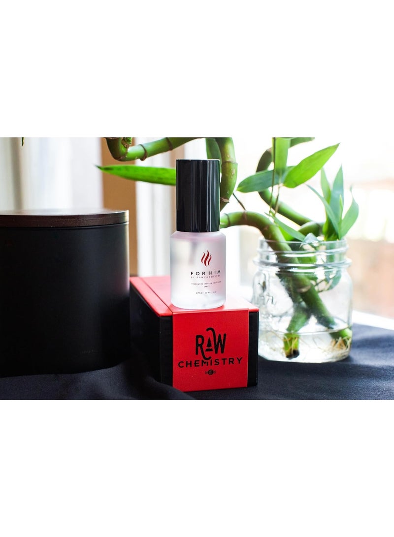 RawChemistry For Him, Pheromone Infused Cologne Spray - Bold, Extra Strength Infused Formula 1 Fl. oz - Image 3