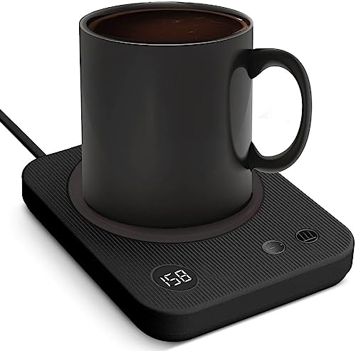 Lesipee Coffee Mug Warmer, Electric Coffee Warmer with Auto Shut Off for Office Desk, Candle Warmer with 3 Temperature, Beverage Warmer for Cocoa, Birthday Gifts - Image 1