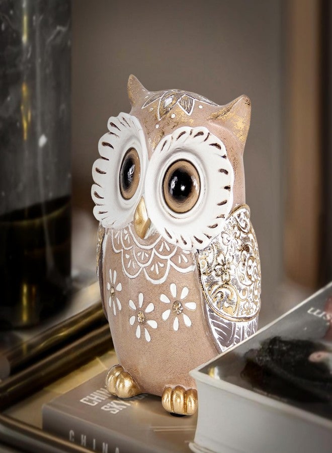 Leekung Owl Figurine Home Decor,Owl Statues and Sculptures for Shelf Decor Accents,Boho Owls Decorations for Bookshelf Bedroom Living Room Office Table Decor,Animal Gifts for Bird Lovers Women - Image 4