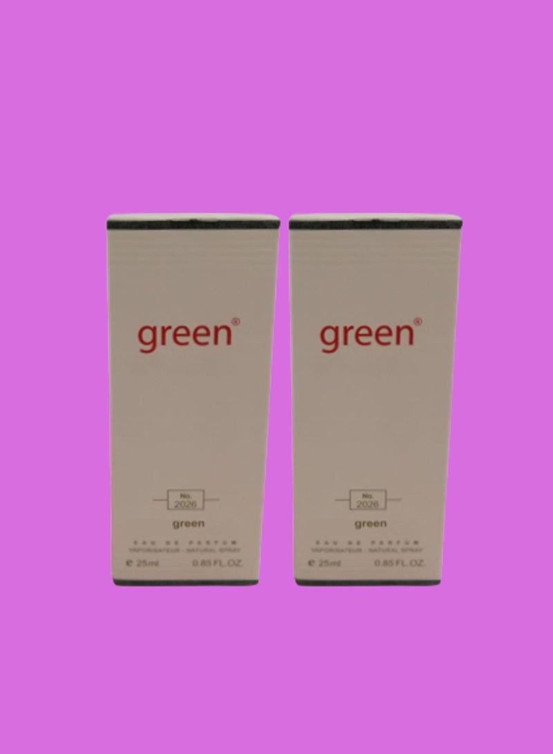 غرين 2 قطع عطر جرين رقم 2026 للنساء EDP - Image 2