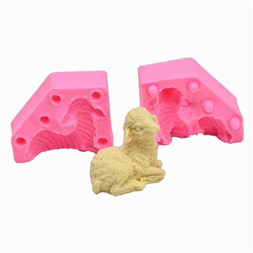 Anktily Mini 3D Sheep Fondant Silicone Mold Cake Sugar Craft Chocolate Candy Baking Pastry Tools Candle Soap Mold Plaster Resin Polymer Clay Mould - Image 5