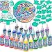FUN KIDZ Ocean Magic Water Elves Toys Kit FunKidz Aqua Squishy Craft Kit for Kids 25 Bright Ocean Colors Gel 16 Ocan Creature Molds Great Birthday Gift for Boys Girls Summer Activities - Image 2