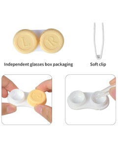 SYOSI 6 Pack Contact Lens Case with Mirror Contact Lens Container with L and R Caps  - Image 5