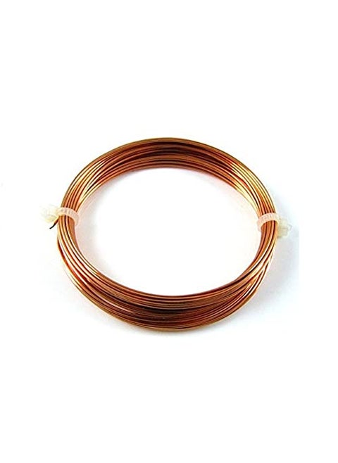 Techmahoday Copper Wire For Projects Winding Enameled Copper Wire 20Gauge 075mm for Electrical use Craft and Jewellery Making 2meters 1