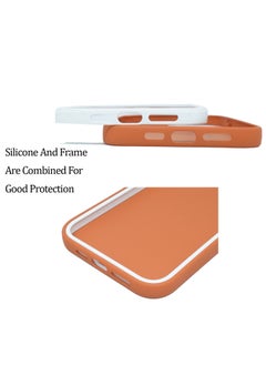 Houmt iPhone 13 Case 6.1 Inch Soft Flexible Silicone With inside Frame Camera Protected Back Cover  - Image 3