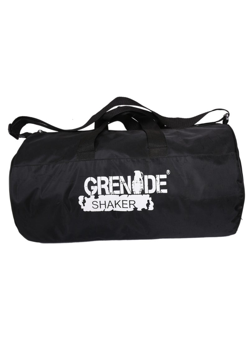 Shield Men's Round Gym Bag animal Logo - Black - Image 3