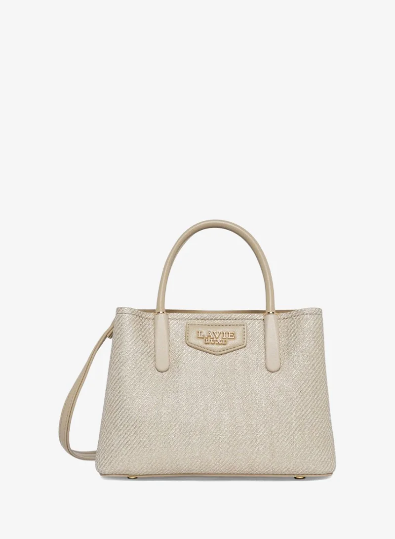 Lavie  Luxe Women's Glam Bella 3 Comparment Small (Beige) for Women | Best Price UAE