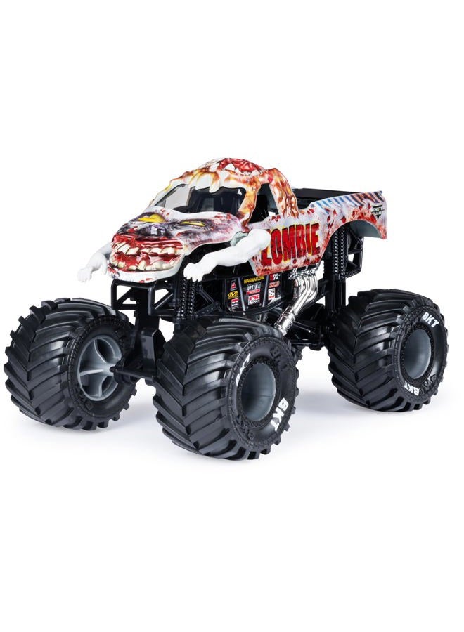Monster Jam شاحنة الوحش الزومبي الرسمية، سيارة مصنوعة من الصب، مقياس 1:24، ألعاب للأطفال من عمر 3 سنوات وما فوق - Image 2