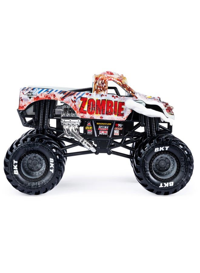 Monster Jam شاحنة الوحش الزومبي الرسمية، سيارة مصنوعة من الصب، مقياس 1:24، ألعاب للأطفال من عمر 3 سنوات وما فوق - Image 3