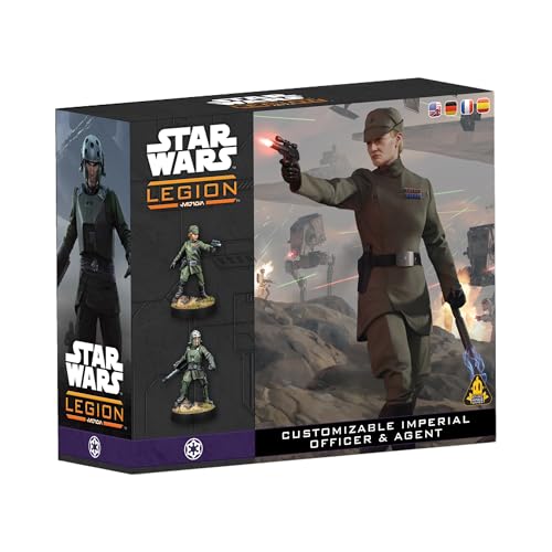 Asmodee Star Wars Legion Customizable Imperial Officer Agent Tabletop Miniatures Game Strategy Game for Kids and Adults Ages 14 2 Players 3 Hour Playtime - Image 1