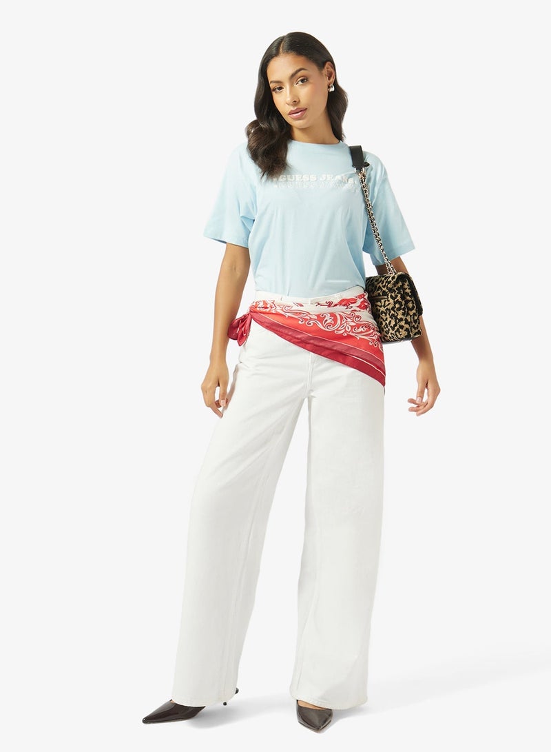 GUESS Crew Neck Short Sleeve T-Shirt - Image 1