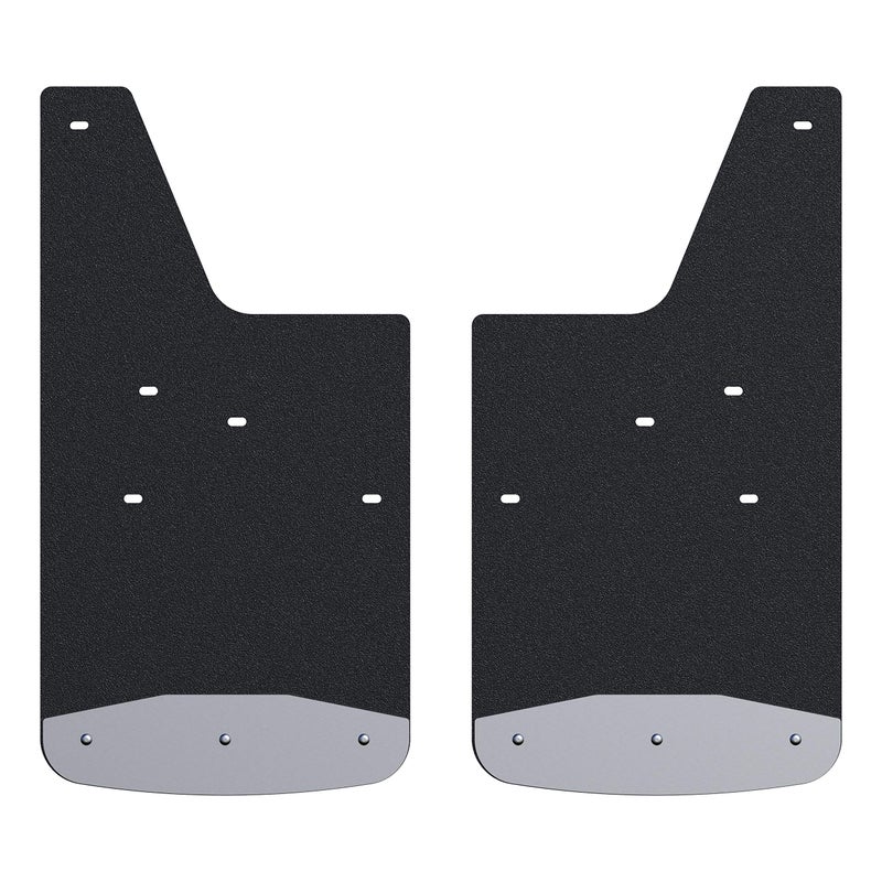 LUVERNE 251450 Front 12Inch x 23Inch Textured Rubber Mud Guards Select Chevrolet Silverado 2500 3500 HD 2 Flaps