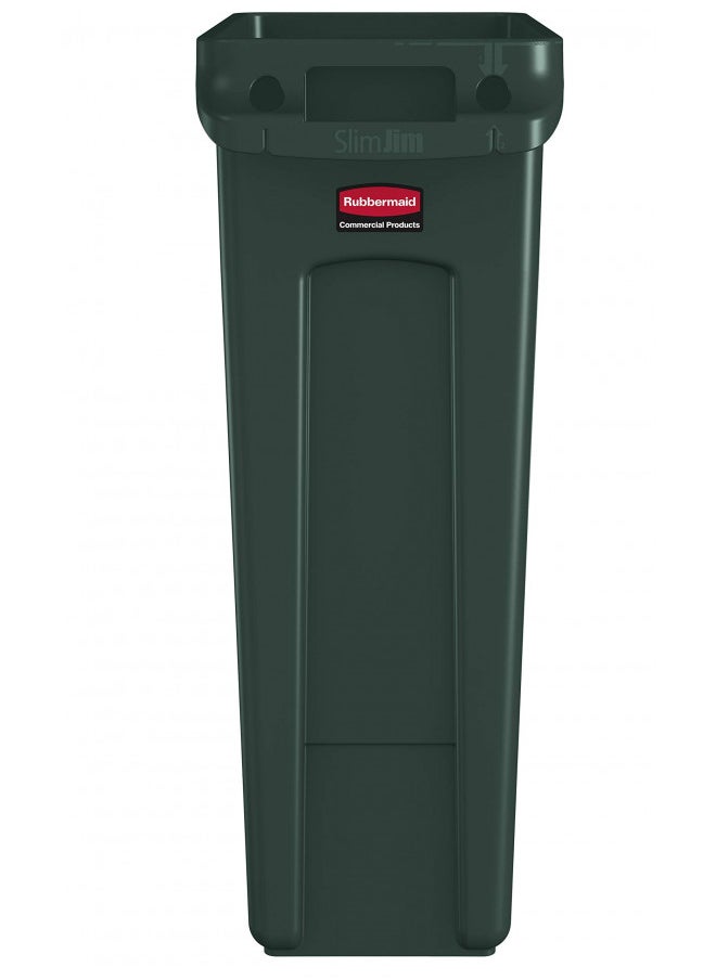 Rubbermaid Commercial Products Slim Jim Plastic Rectangular Recycling/Compost Bin with Venting Channels, 23 Gallon, Green Recycling (FG354007GRN) - pzsku/ZD3ACFEDD27C57032AF44Z/45/_/1731078075/5fc76cf3-d66e-4dc6-8715-ec07a7b21a8e