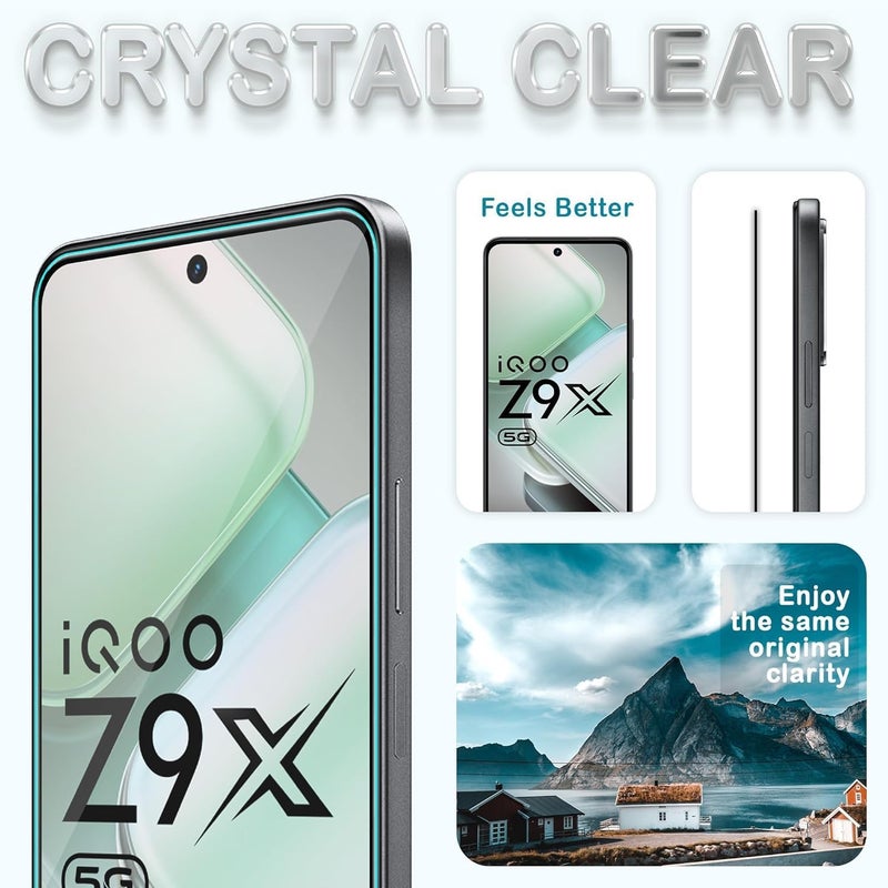 DD SON tempered glass for Vivo, OnePlus, Samsung, Oppo and etc (A-iQOO Z9X 5G) - Image 4