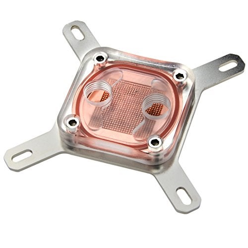 BXQINLENX Professional Special CPU Water Cooling Block for Intel Water Cool System Computer Clear (Transparent) - Image 2