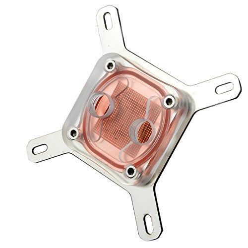 BXQINLENX Professional Special CPU Water Cooling Block for Intel Water Cool System Computer Clear (Transparent) - Image 3